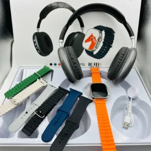 P9 ULTRA 2 SMART WATCH COMBO WITH HEADPHONES 2700 po