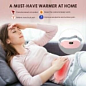 Portable Menstrual Heating Pad Warm Palace Waist Belt Period Cramp Massager Menstrual Heating Pad Dysmenorrhea Relieving Belt 1759