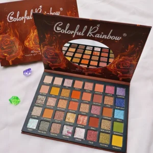Colorful Rainbow 40 Color Eyeshadow Palette Sale priceRs.1,499 Regular price