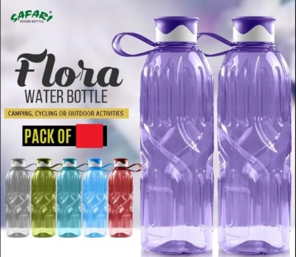 SAFARI FLORA Water BOTTLE 1 LTR PACK OF 2 280