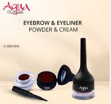 Aqua Color Line 3D Eyebrow Powder & Gel Eyeliner 430