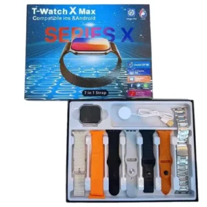 T-Watch X Max Series 10 Smart Watch With 7 Straps 2300  po