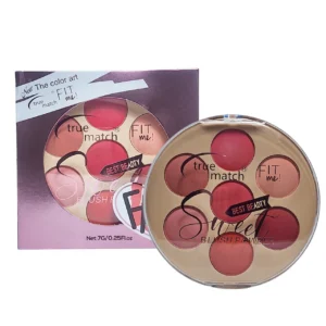 True Match Fit me 7 Colors Blush Kit 600
