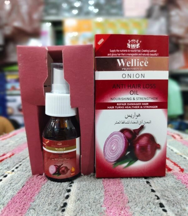 Wellice Onion Anti Hair Loss Hair Oil For Men And Women  - Each 💫☑ (With Box)💫💫