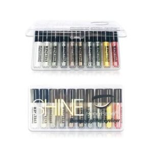 Hengfang Diamond Liquid Glitter Eyeliner 10Pcs Set 1600