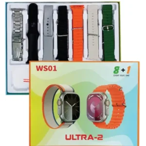 Ws01 Ultra 2 Smart Watch with 7 Straps 1850 po