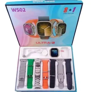 Ws02 Ultra 2 Smart Watch with 7 straps 1850  po