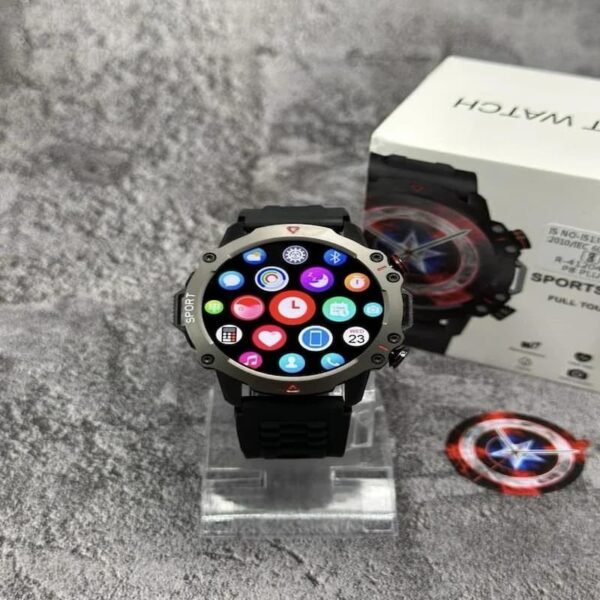 TF10 Pro Smart Watch Round Dial AMOLED Bluetooth Call Smartwatch Series 8🤩  Rs 3100/- 💫🌟 (With Box)💫 - Image 2