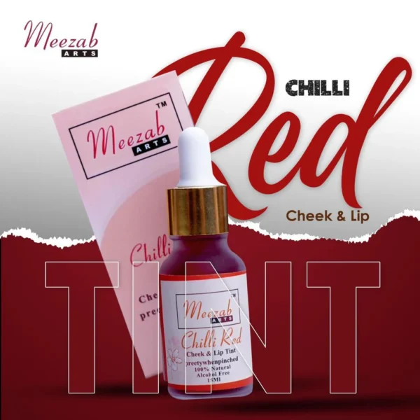 Lip Tint & Cheek Tint 15 ml By Meezab Arts Sale priceRs.699 chilli red