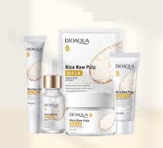 Bioaqua Set of 5 Rice Raw Pulp Skin Whitening Series 2000