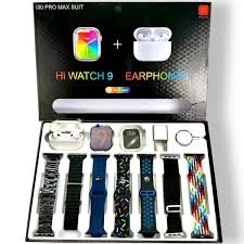 Smart watch New Update 2024 i30 Pro max 7 straps + With 1500