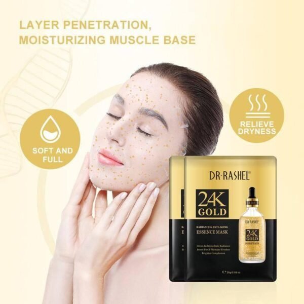 Dr.Rashel 24K Gold Radiance & Anti-Aging Essence Mask 200
