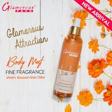 glamorous face body mist Attraction fine fragrance with essential oils 250ml 550