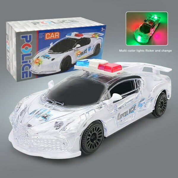 Police Children's  Racing Spinner Toy Cars, Real Sports Car with Lights and Music, Drift Racing Toys for Children     (With Box)💫   Random Colours 