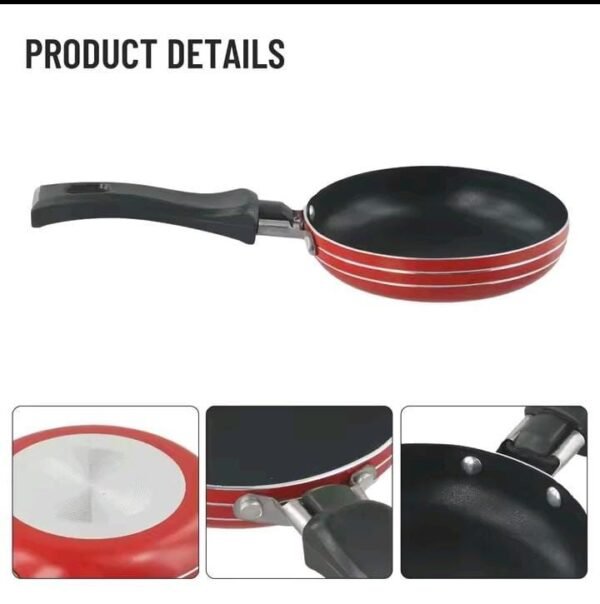 NON STICK ALUMINIUM EGG FRYING PAN 12 cm - Image 3