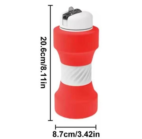 COLLAPSIBLE FOLDING WATER BOTTLE SILICONE MATERIAL - Image 5
