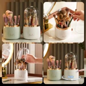 Luxury Rotating Brush Holder  (Box Packing) Premium Quality 🇨🇳