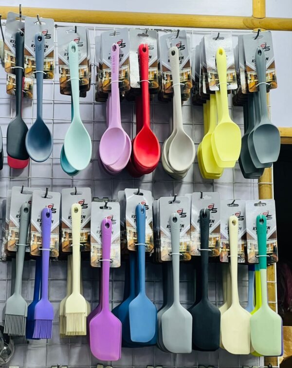 SILICONE SPOONS AND SPATULAS FOR COMMERCIAL USE : each (ORIGINAL SILICONE) 