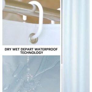 Dust & water Proof Shower Curtains 72x72 inches - 