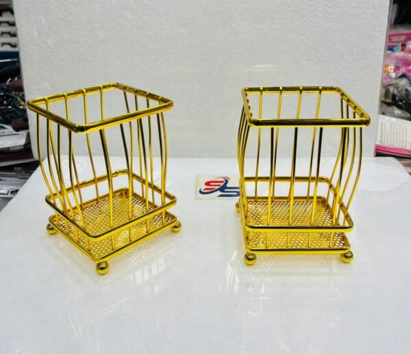GOLDEN KITCHEN SPOON HOLDER HEAVY QUALITY : 
