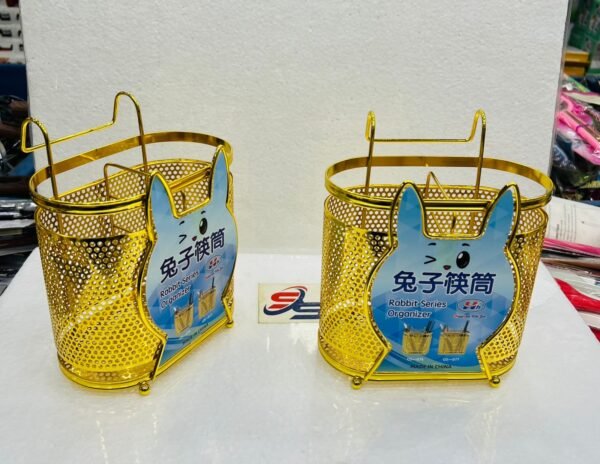 GOLDEN KITCHEN SPOON HOLDER HEAVY QUALITY : 