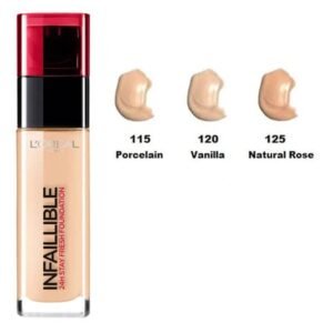 Loreal Infallible  24H stay Fresh Foundation   30ml   (  3 colours Available )   Rs:1200=  each  ( MADE IN FRANCE 🇫🇷 )  HIGH QUALITY MASTER DUP
