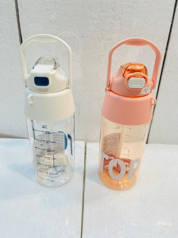 CLASSY STYLE DUAL SIPPER SCHOOL AND OFFICE WATER BOTTLE 2000 ml : - each (NON BREAKABLE)