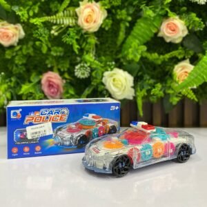 Police Light Racing Car – Speed, Lights & Action    Each ☑   (With Box)