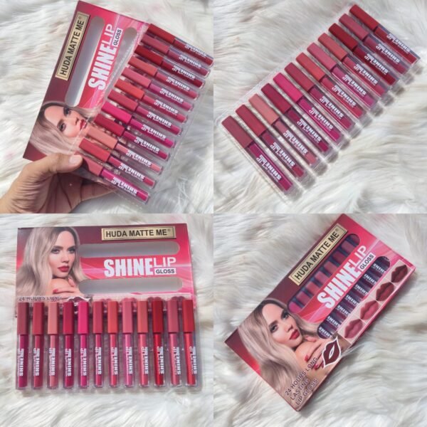Huda matte  Nude gloss  Pack of 12 - Image 2