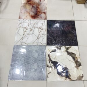 FORMIC WALL SHEET MARBLE PRINTED 5 PRINTS 24x24 INCHES :per Sheet  STICKY SELF-ADHESIVE