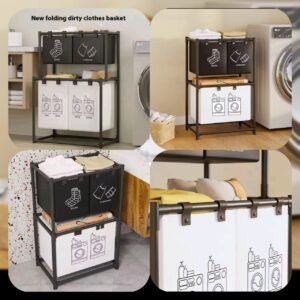 Dirty Clothes Organizer Non-Woven Fabric -Premimum Quality 🇨🇳(Box Packing)