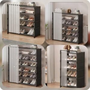 Curtain Shoe Rack  5L  Box Packing)  Premium Quality 🇨🇳