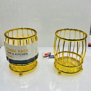 GOLDEN KITCHEN SPOON HOLDER HEAVY QUALITY