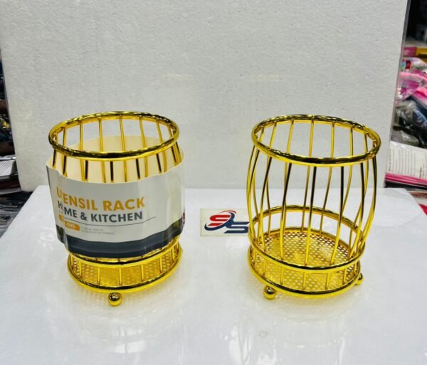 GOLDEN KITCHEN SPOON HOLDER HEAVY QUALITY