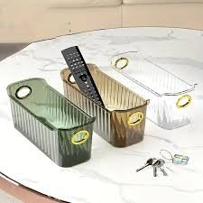 Light Luxury Desktop Cosmetics Narrow Storage Box Toiletry rs 400