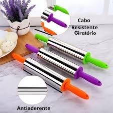 Stainless Steel Rolling Pin For Bakers, Cookie & Pastry Dough rs 260