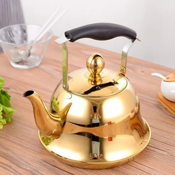 1.5L Stainless Steel Whistling Kettle Stove Camping Kettle with Insulation Handle Safe Induction Gas Hob Teapot for Stove  2200 - Image 3