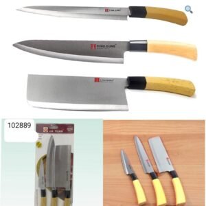 3 pcs knife set heavy duty