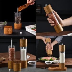 Pepper crusher wood and acrilic  sal