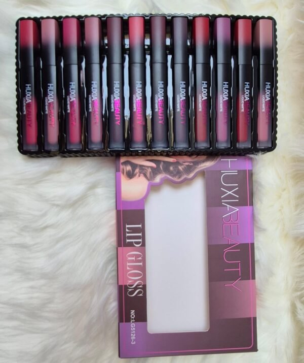 HUXIA BEAUTY LIP GLOSS 12 PCS