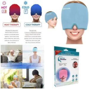 Migraine Relief Hat headache hat Gel Hot Cold Therapy lce Cap For Relieve Pain lce Hat Eye Mask Stress Pressure Pain Relief    