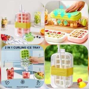 New Ice Cube Bottle 800ML (Premium Quality🇨🇳) Random Colours