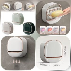 Self-adhesive Wall-Mounted Luxury Soap Dish @250   (Each)