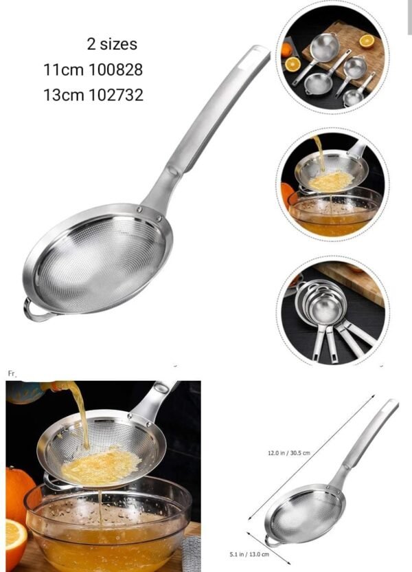 Stainless steel stainer 11 cm r