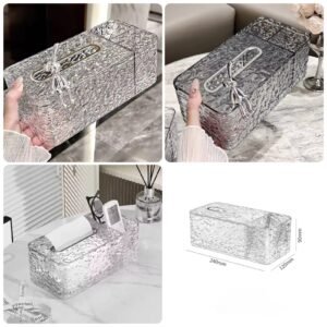 Glacier Luxury Tissue Box With Rabbit Logo Box Packing) Premium Quality 💙