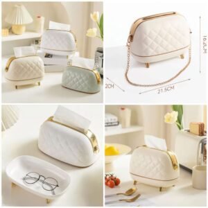 Luxury Purse Style Tissue Box Premium Quality)