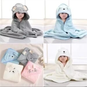 Baby bath towel colour random @ sal