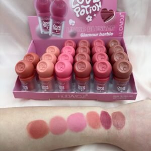 huda mouji 6 pcs liquid blush set each