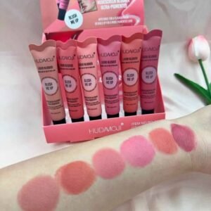 huda mouji liquid blush 6 pcs set