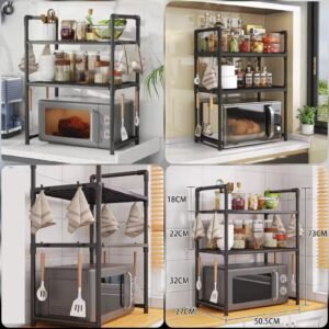 2L Microwave Oven Storage Rack (Box Packing) Premium Quality 🇨🇳